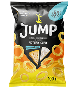 Снек кільця зі смаком чотири сири
