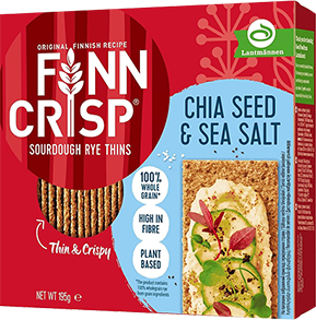 FINN CRISP Сухарики житні з чіа та морською сіллю