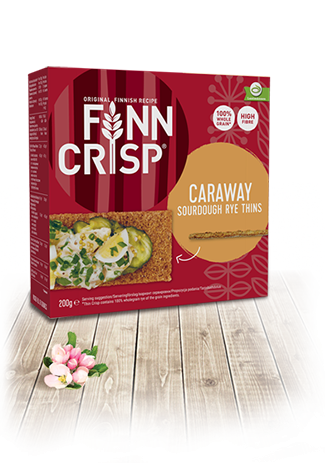 FINN CRISP Thin Crispbread Caraway-Kummin 