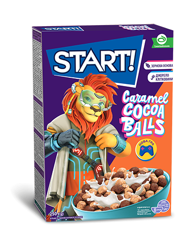 Кульки зі смаком карамелі та какао