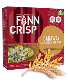 FINN CRISP Thin Crispbread Caraway-Kummin 