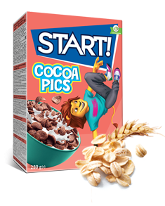 «Cocoa Pics». Готовый зерновой завтрак. 